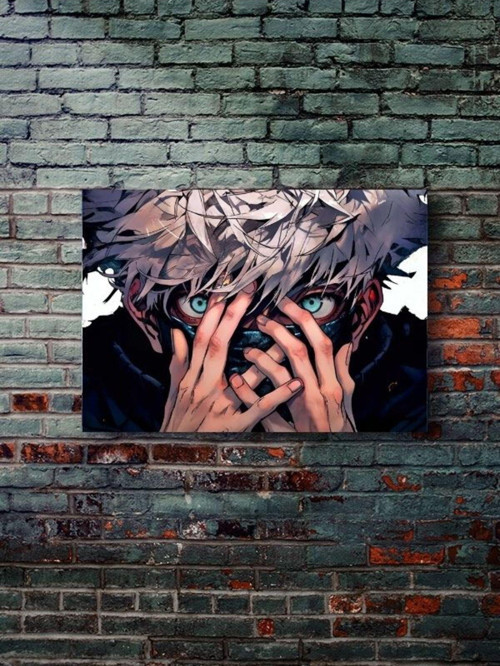 Satoro Gojo - Jujutsu Kaisen - Anime & Manga Posterleri, Özel Tasarım Kağıt Poster