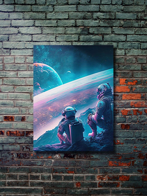 Uzay Teması Özel Tasarım Kağıt Poster, Eşsiz Tasarım Tarih, Mitoloji, Karakter Posterleri,