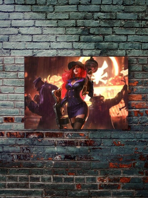 Miss Fortune - League Of Legends - Lol - Oyun Posterleri, Özel Tasarım Kağıt Poster