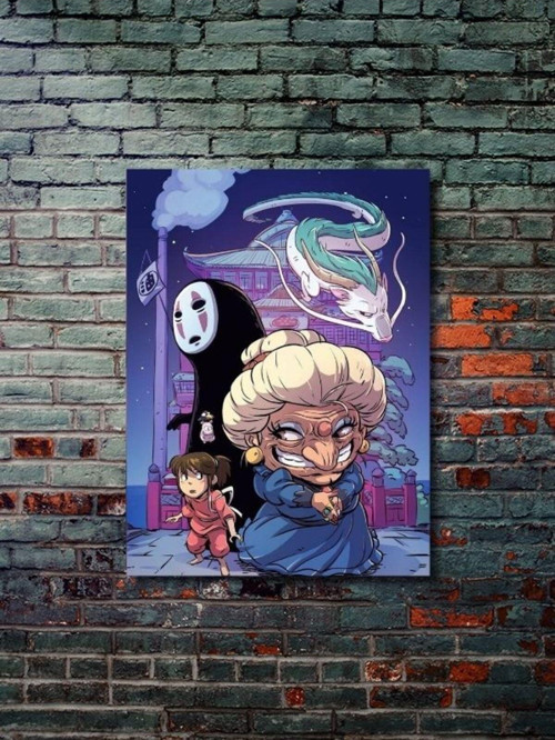 Ruhların Kaçışı (Spirited Away) - Anime & Manga Posterleri, Özel Tasarım Kağıt Poster