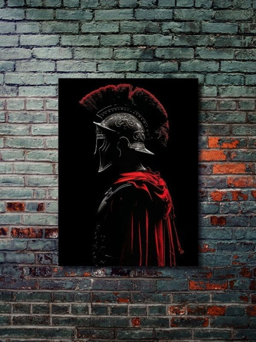 Spartan - Eşsiz Tasarım Yunan Tanrıları, Mitoloji, Karakter Posterleri, Özel Tasarım Kağıt Poster,