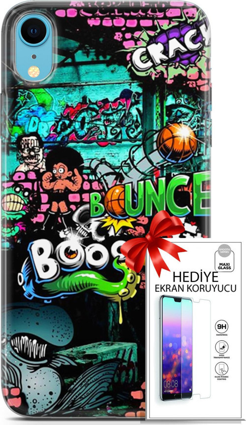 Apple İphone Xr Kılıf Orijinal Seri Bounce 02 Lois Francis Kapak Ve Ekran Koruyucu