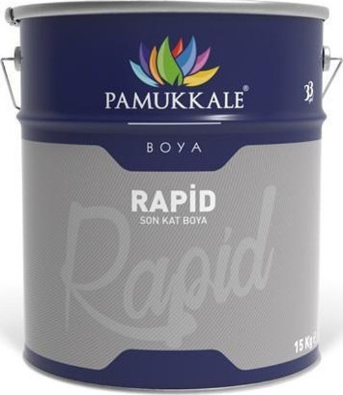 Pamukkale 1472 Rapid Endüstriyel Boya 30-40 Gloss 15 Kg Makina Gri Ral 7011