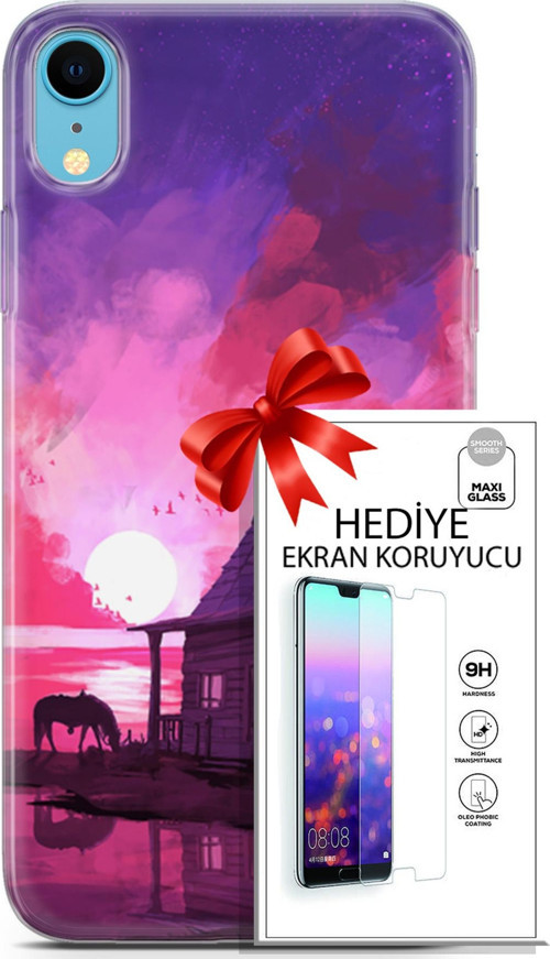 Apple İphone Xr Kılıf Orijinal Seri Neo 27 Aquaman Lazer Kesim Silikon Ekran Koruyucu