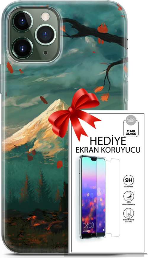 Apple İphone 11 Pro Max Kılıf Orijinal Seri Neo 03 Wolverine Arka Kapak + Ekran Koruyucu