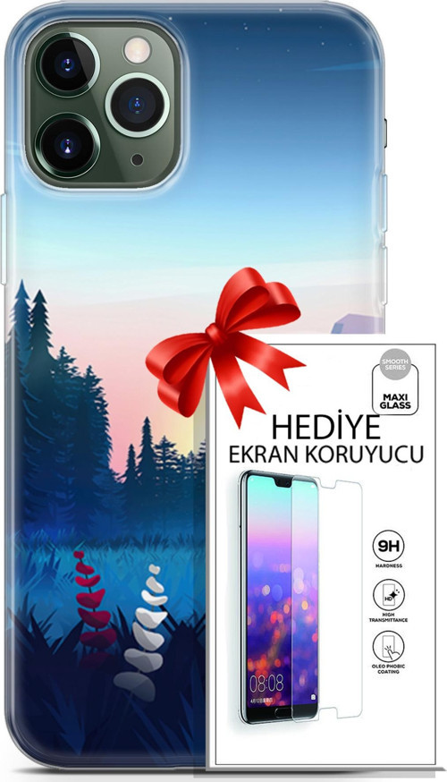 Apple İphone 11 Pro Max Kılıf Orijinal Seri Neo 11 Batgirl 4K Baskılı Kılıf + Ekran Koruyucu Full Koruma