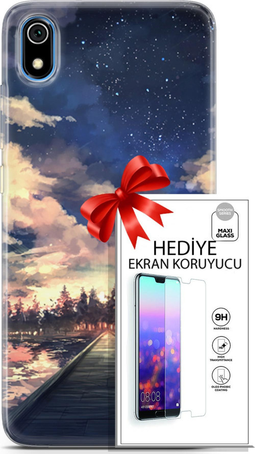 Xiaomi Redmi 7A Kılıf Orijinal Seri Fantasy 22 Sonsuz Yol Kap + Ekran Koruyucu