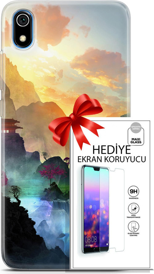 Xiaomi Redmi 7A Kılıf Orijinal Seri Neo 06 Cyclops Koruyucu Kapak Ekran Koruyucu