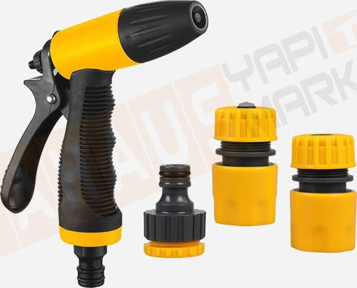 RHG1004 Ayarlı Sprey Tabancası Sprey Tabanca+ 3 Adet Bağlantı Aparatı