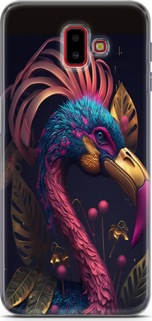 Galaxy J6 Plus Uyumlu Kılıf Yapayzeka 24 Cennet Kuşu Darbe Emici Kılıf