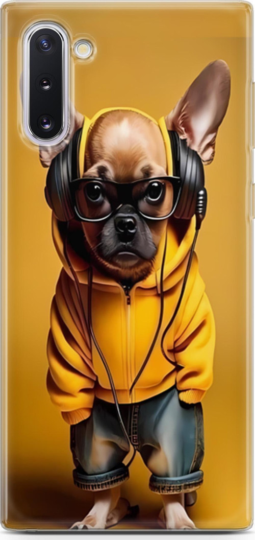 Galaxy Note 10 Uyumlu Kılıf Yapayzeka 19 DJ Bulldog Tam Koruma Kılıf