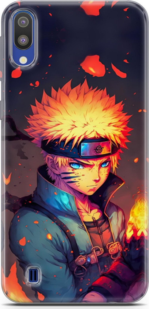Galaxy M10 Uyumlu Kılıf Yapayzeka 11 Naruto 4K Baskılı Kılıf
