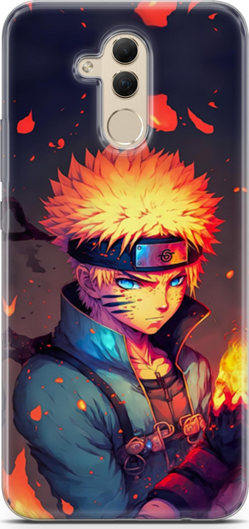 Huawei Mate 20 Lite Uyumlu Kılıf Yapayzeka 11 Naruto 4K Baskılı Kılıf