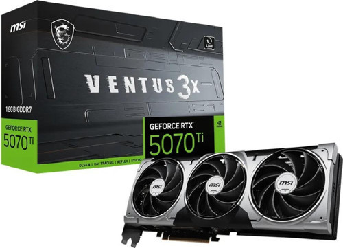RTX 5070 TI 16G Ventus 3X OC G507T-16V3 256 Bit GDDR7 16 GB Ekran Kartı