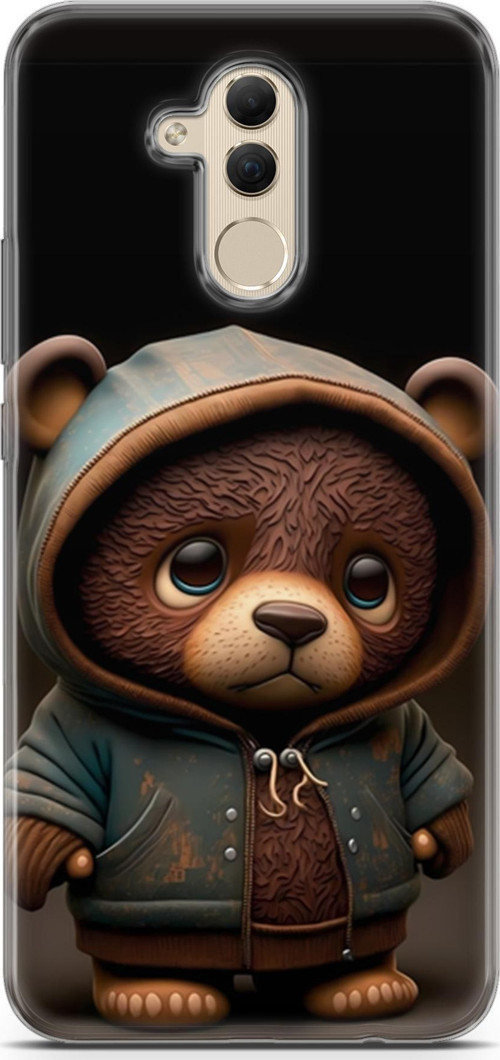 Huawei Mate 20 Lite Uyumlu Kılıf Yapayzeka 17 Minik Ayıcık Yumuşak Kılıf