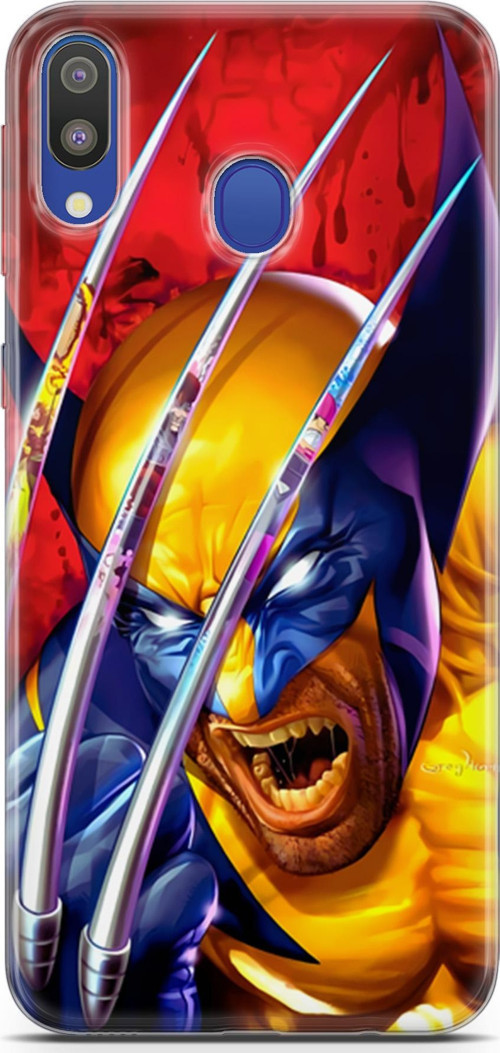 Galaxy M20 Uyumlu Kılıf Yapayzeka 7 Wolverine Desenli Kılıf