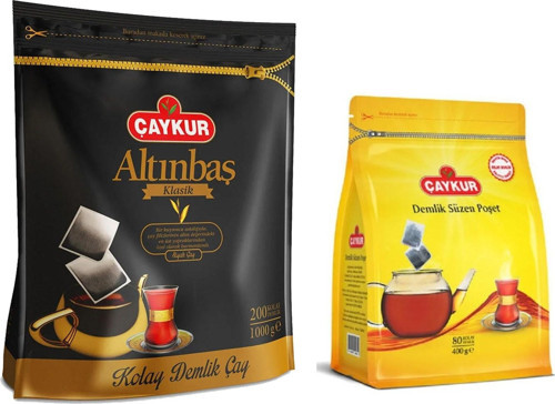 Altınbaş Demlik Poşet 200x5 gr + Altın Süzen Demlik Poşet 80 li 400 gr