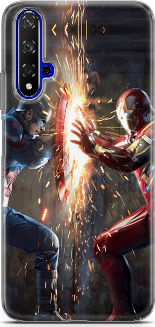 Huawei Nova 5t Uyumlu Kılıf Yapayzeka 14 Iron Man Cover Kılıf