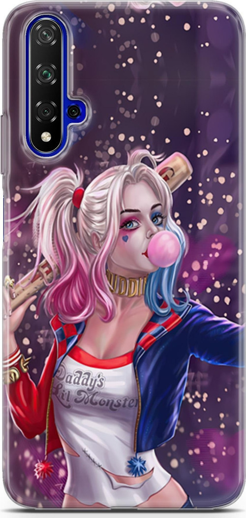 Huawei Nova 5t Uyumlu Kılıf Yapayzeka 15 Harley Quenn Kalın Silikon