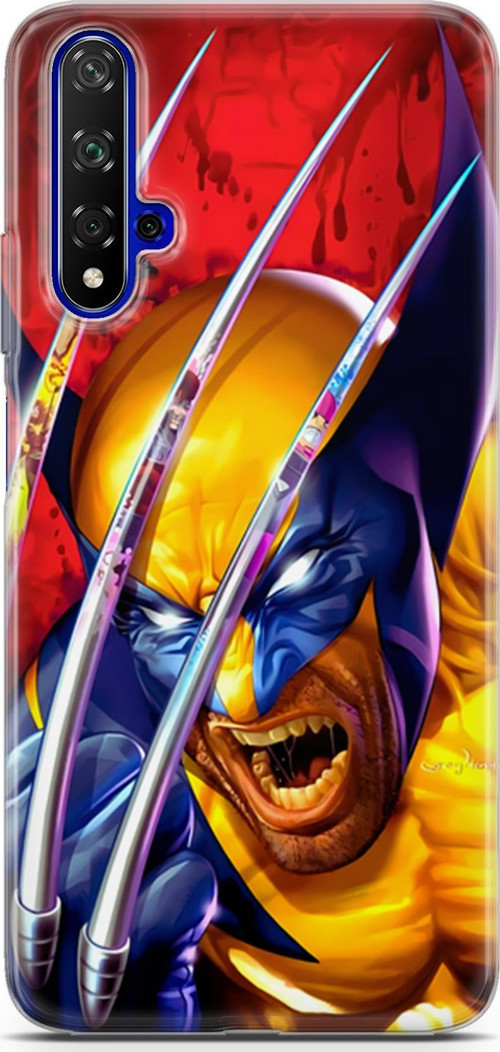 Huawei Nova 5t Uyumlu Kılıf Yapayzeka 7 Wolverine Desenli Kılıf