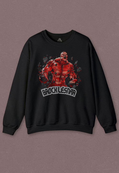 Unisex Sweatshirt Brock Lesnar Wwe Ufc Amerikan Güreşi Spor Baskılı Sweat PSW01S-4097