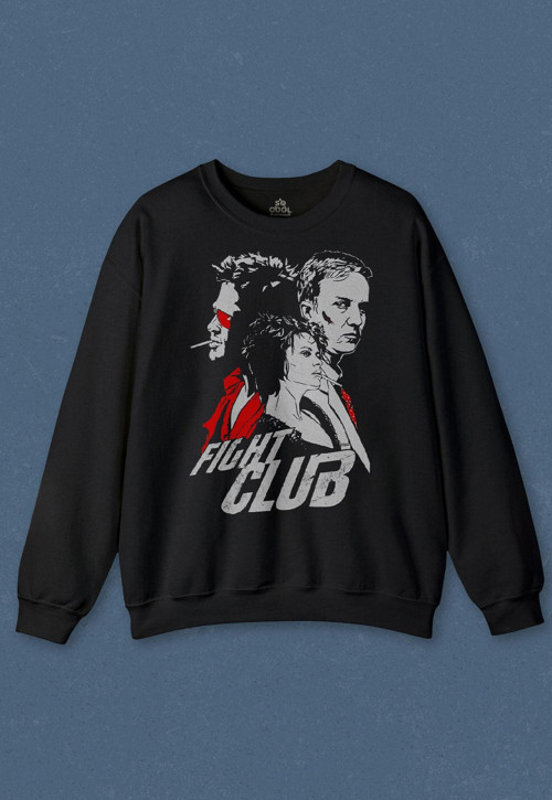 Unisex Sweatshirt Fight Club Film Marla Tyler Durden Baskılı Sweat