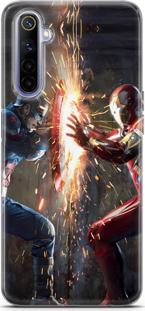 Realme 6 Uyumlu Kılıf Yapayzeka 14 Iron Man Cover Kılıf