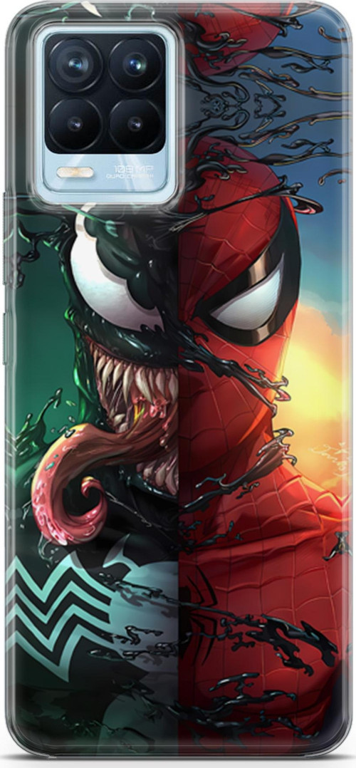 Realme 8 Pro Uyumlu Kılıf Yapayzeka 10 Spider Venom Full HD Kılıf