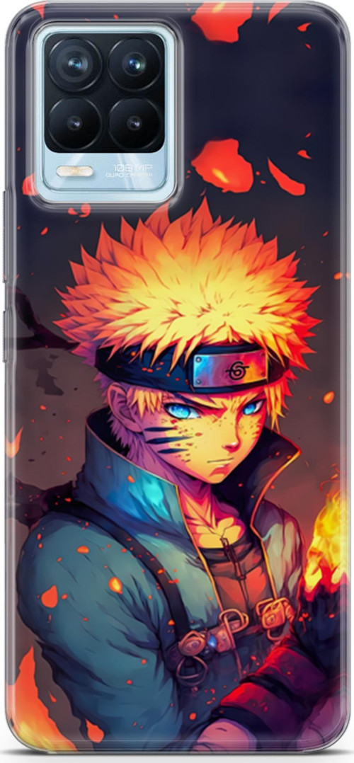 Realme 8 Pro Uyumlu Kılıf Yapayzeka 11 Naruto 4K Baskılı Kılıf