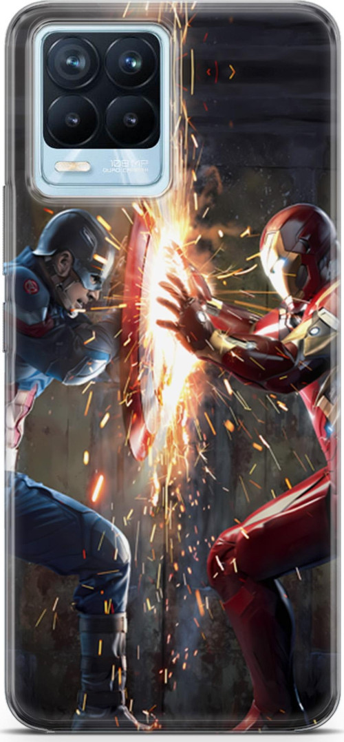Realme 8 Pro Uyumlu Kılıf Yapayzeka 14 Iron Man Cover Kılıf