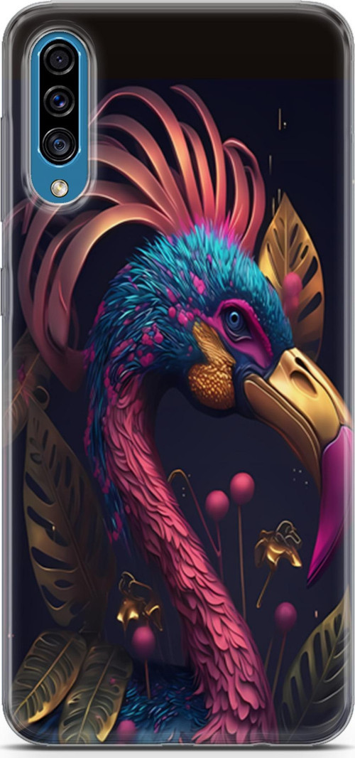 Galaxy A30s Uyumlu Kılıf Yapayzeka 24 Cennet Kuşu Darbe Emici Kılıf