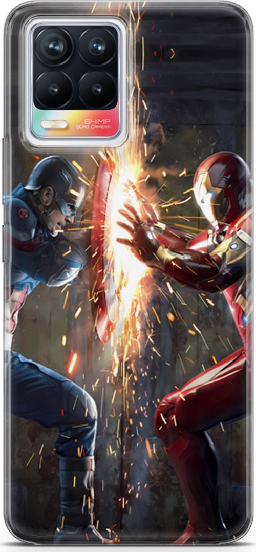 Realme 8 Uyumlu Kılıf Yapayzeka 14 Iron Man Cover Kılıf