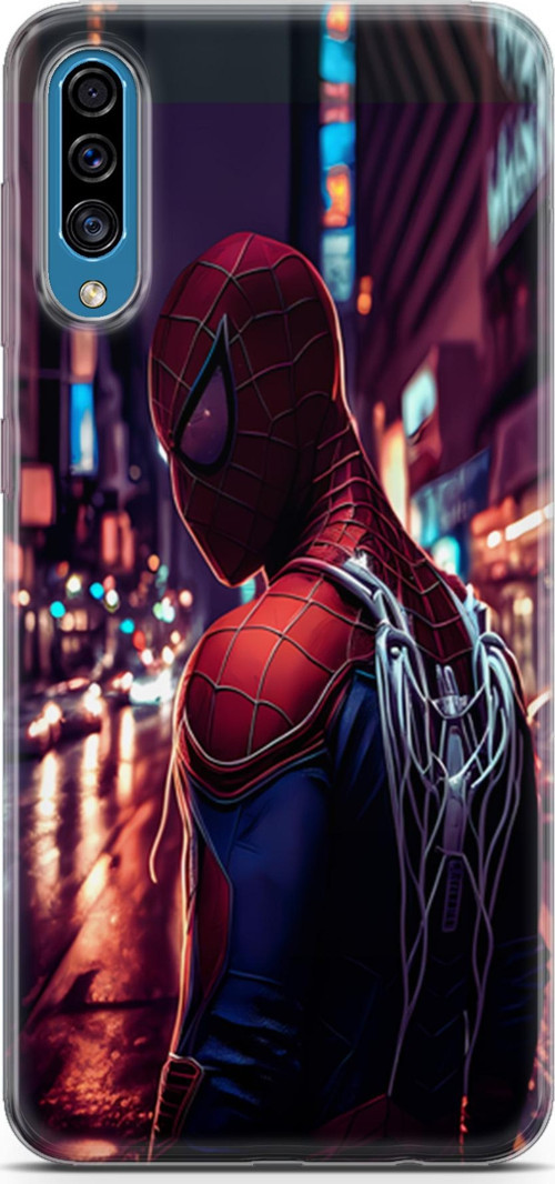 Galaxy A30s Uyumlu Kılıf Yapayzeka 9 Spiderman NY UV Kılıf
