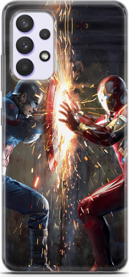 Galaxy A32 4G Uyumlu Kılıf Yapayzeka 14 Iron Man Cover Kılıf