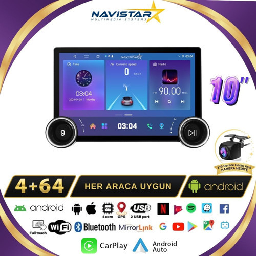 Volkswagen Tiguan DUAL KNOB 11.8" 4GB + 64GB Android 13 Kablosuz Carplay 2006-2016 Navigasyon Multimedya Sistemi