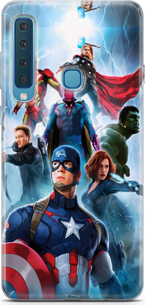 Galaxy A9 2018 Uyumlu Kılıf Yapayzeka 6 Marvel Kahramanları Koruyucu Kapak