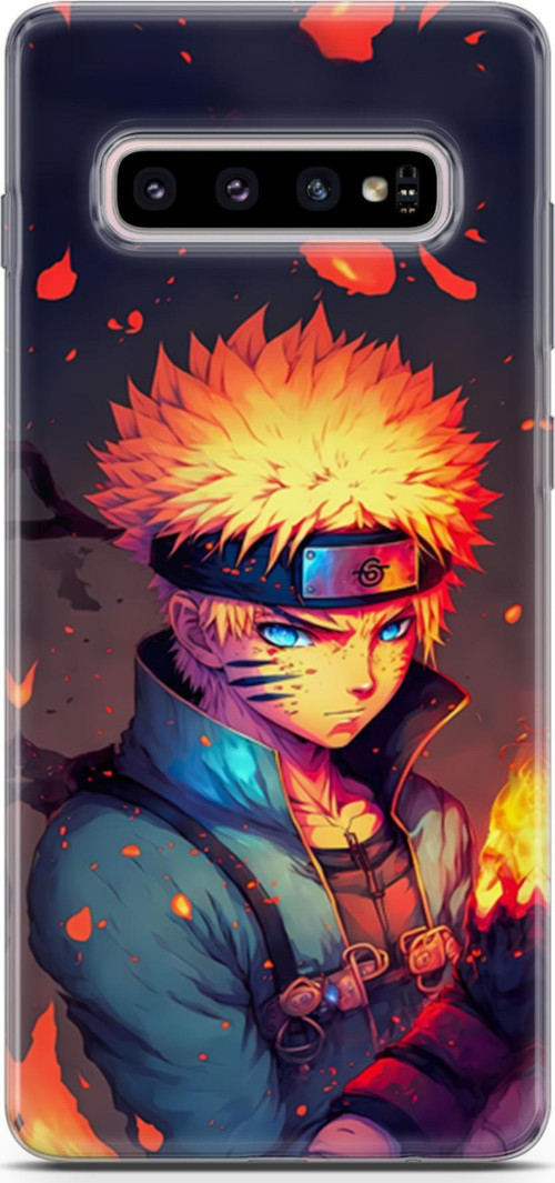 Galaxy S10 Plus Uyumlu Kılıf Yapayzeka 11 Naruto 4K Baskılı Kılıf
