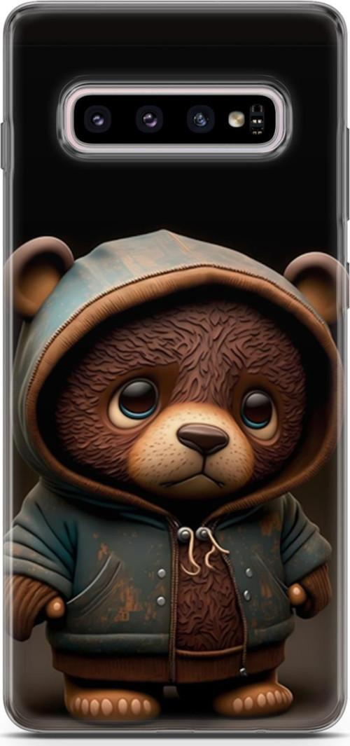 Galaxy S10 Plus Uyumlu Kılıf Yapayzeka 17 Minik Ayıcık Yumuşak Kılıf