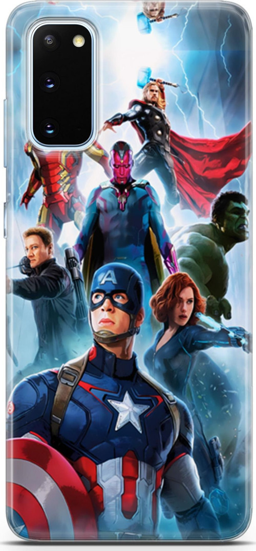 Galaxy S20 Uyumlu Kılıf Yapayzeka 6 Marvel Kahramanları Koruyucu Kapak