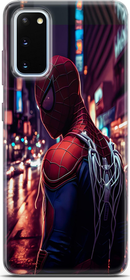 Galaxy S20 Uyumlu Kılıf Yapayzeka 9 Spiderman NY UV Kılıf
