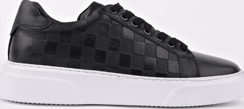MORTA Kalın Taban Bağcıklı Hakiki Deri Erkek Günlük Sneaker Spor Ayakkabı