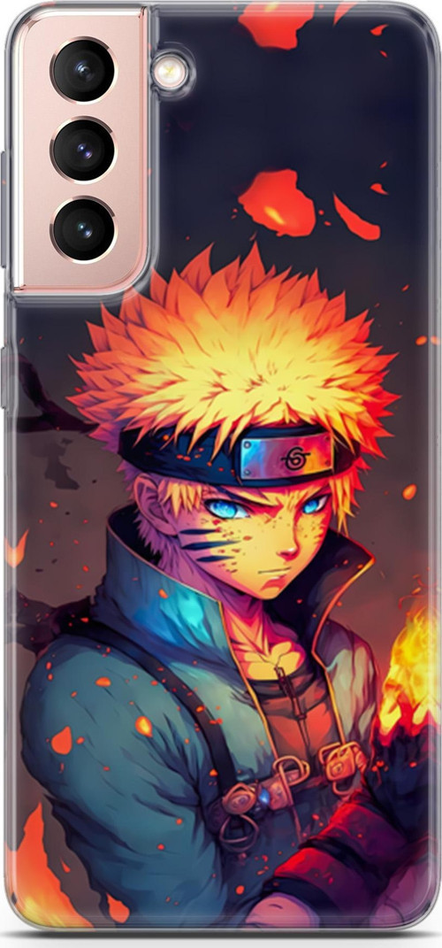Galaxy S21 Uyumlu Kılıf Yapayzeka 11 Naruto 4K Baskılı Kılıf