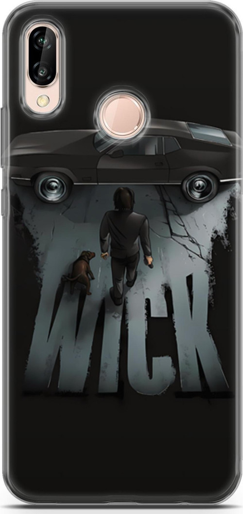 Huawei P20 Lite Uyumlu Kılıf Yapayzeka 3 John Wick Arka Kapak