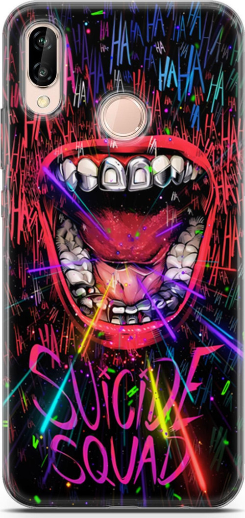 Huawei P20 Lite Uyumlu Kılıf Yapayzeka 4 Suicide Squad Silikon Kılıf
