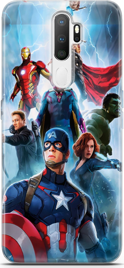 Oppo A5 2020 Uyumlu Kılıf Yapayzeka 6 Marvel Kahramanları Koruyucu Kapak