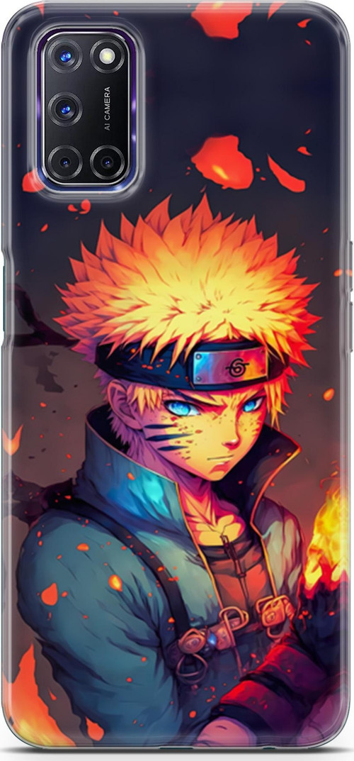 Oppo A72 Uyumlu Kılıf Yapayzeka 11 Naruto 4K Baskılı Kılıf