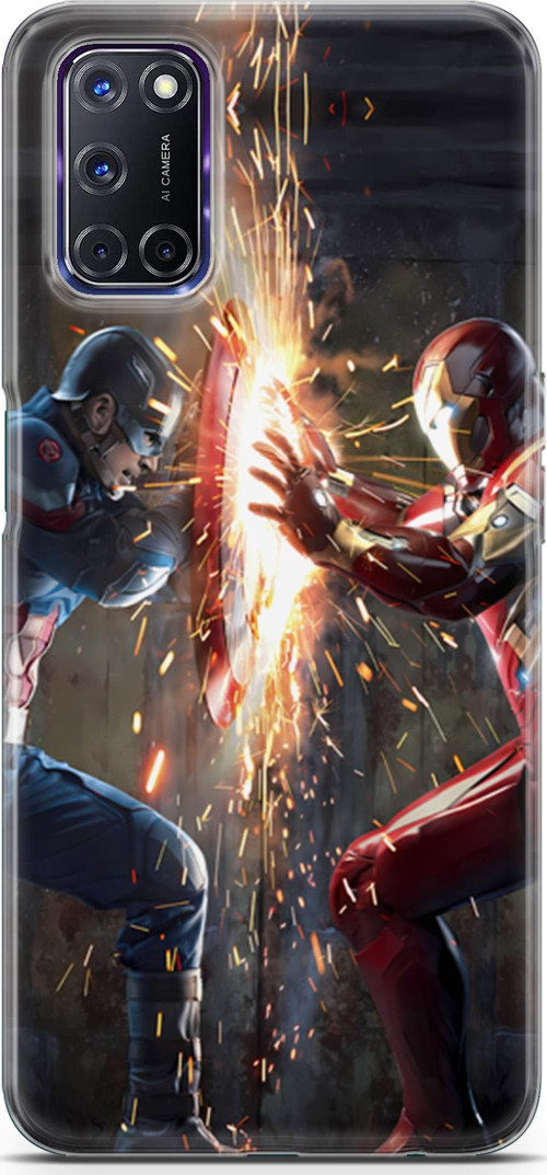 Oppo A72 Uyumlu Kılıf Yapayzeka 14 Iron Man Cover Kılıf