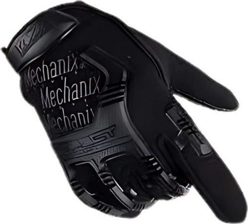 Mechanix Tam Parmak Taktik Eldiven, Darbe Emici İş Eldiveni, Dokunmatik Özellikli Motosiklet&Spor Eldiveni, Unisex SİYAH-XL