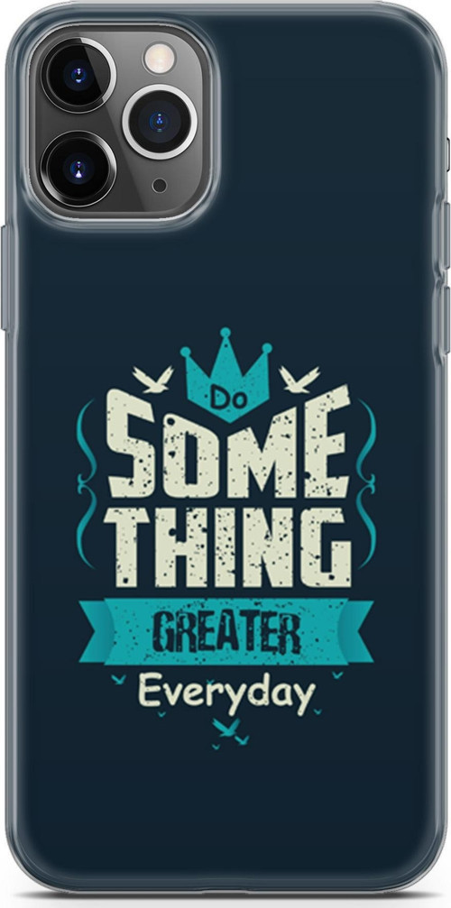 Apple İphone 11 Pro Kılıf Orijinal Seri Typo 22 Some Thing Greater.. Kap