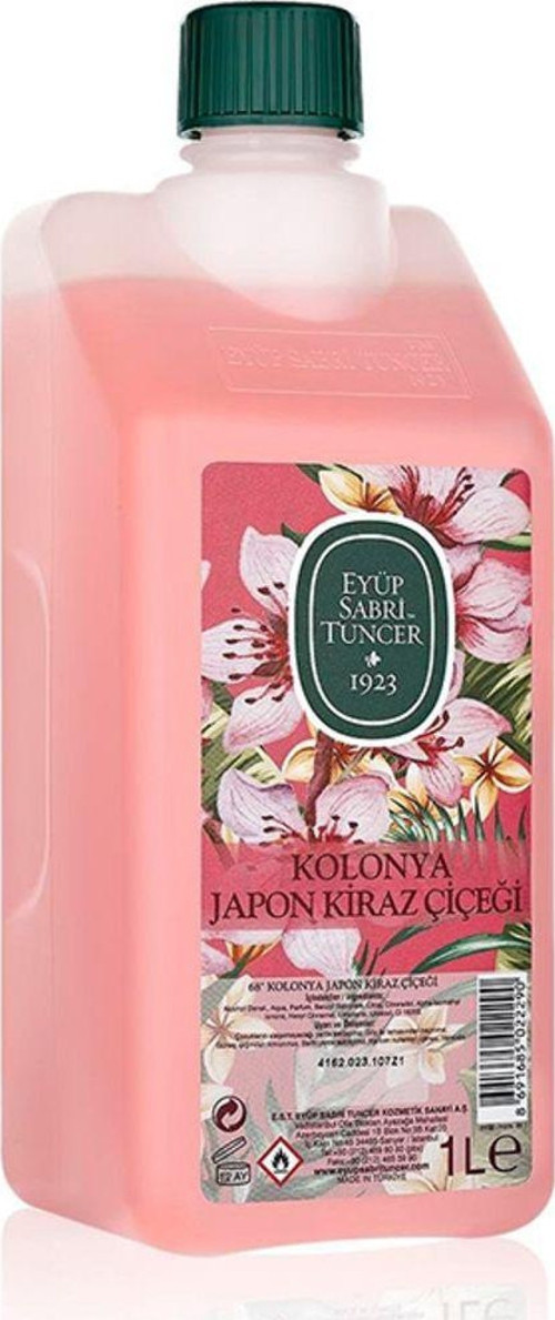 Kilit Kapaklı Japon Kiraz Çiçeği Kolonyası 1 lt